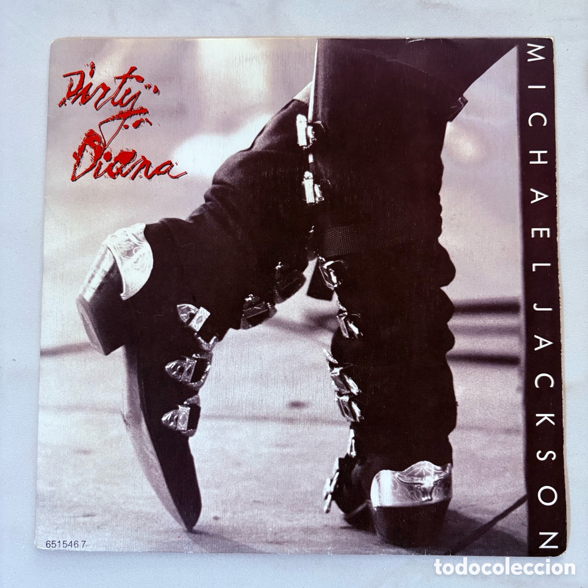 Discos de vinilo: single 7'' Michael Jackson &ndash; Dirty Diana edicion espa&ntilde;ola de 1988