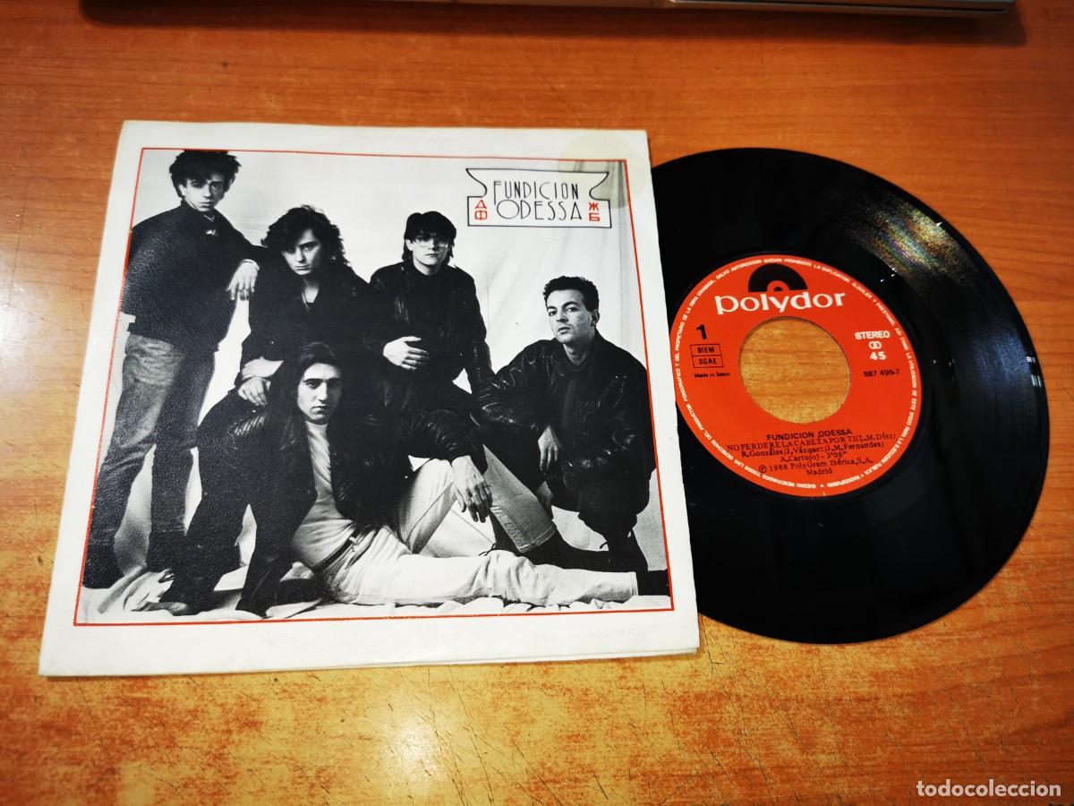 Discos de vinilo: FUNDACION ODESSA No perdere la cabeza por ti SINGLE VINILO DEL A&Ntilde;O 1988 CONTIENE 2 TEMAS