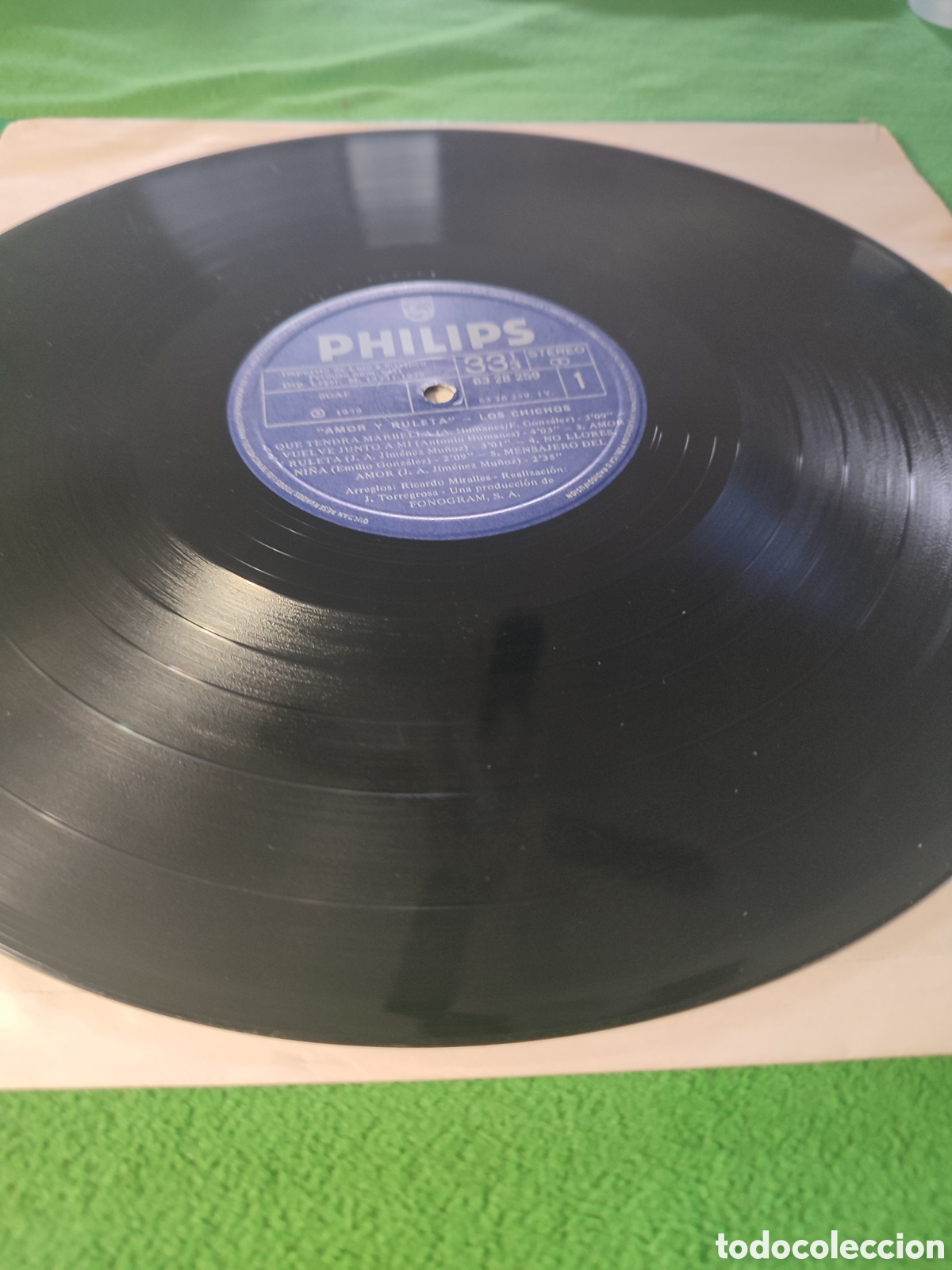Discos de vinilo: Los Chichos - Amor de ruleta edici&oacute;n 1979 - Foto 3