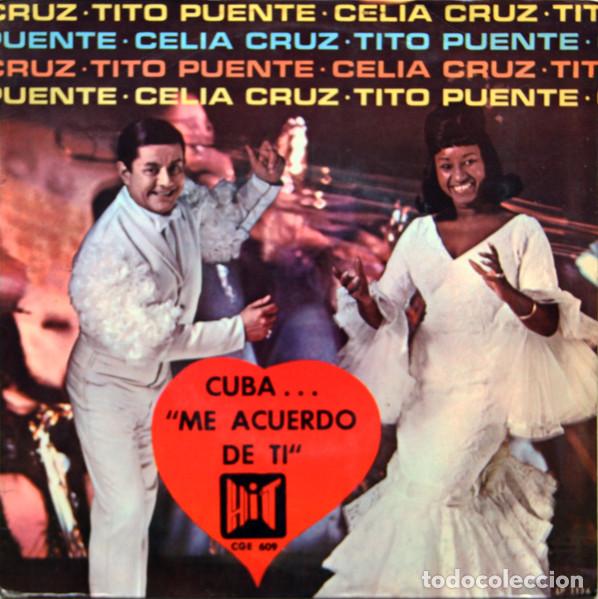Discos de vinilo: Tito Puente - Celia Cruz &ndash; Cuba.... Me Acuerdo De Ti (Vinyl, Hit CGE 609)