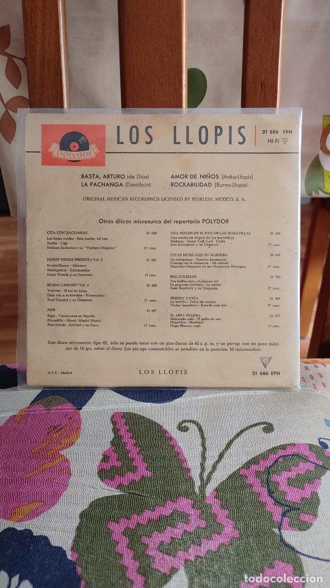 Discos de vinilo: LOS LLOPIS-EP BASTA ARTURO +3 - Foto 2
