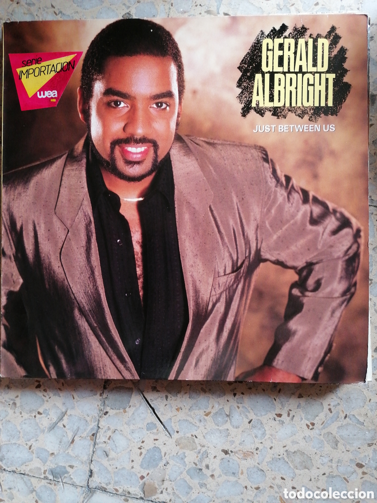 Discos de vinilo: LP GERALD ALBRIGHT JUST BETWEEN US 1987 USA