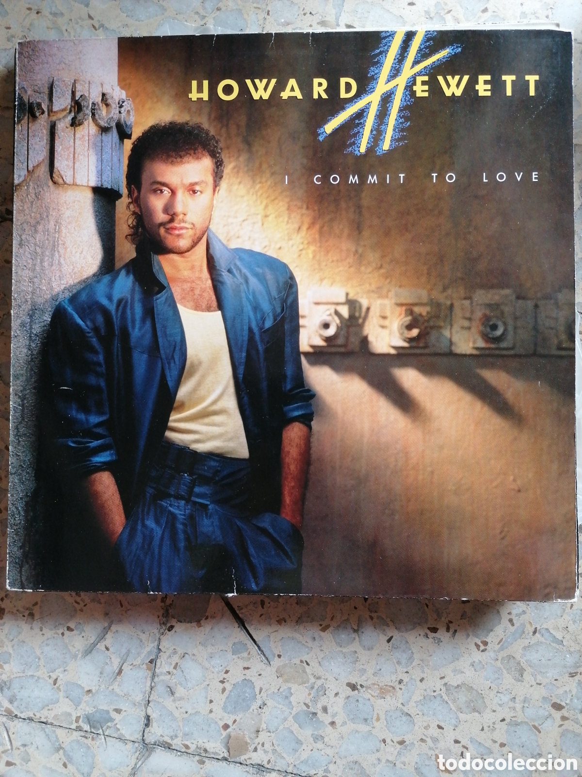 Disques de vinyle: LP HOWARD HEWETT I COMMIT TO LOVE 1986 ALEMANIA EX