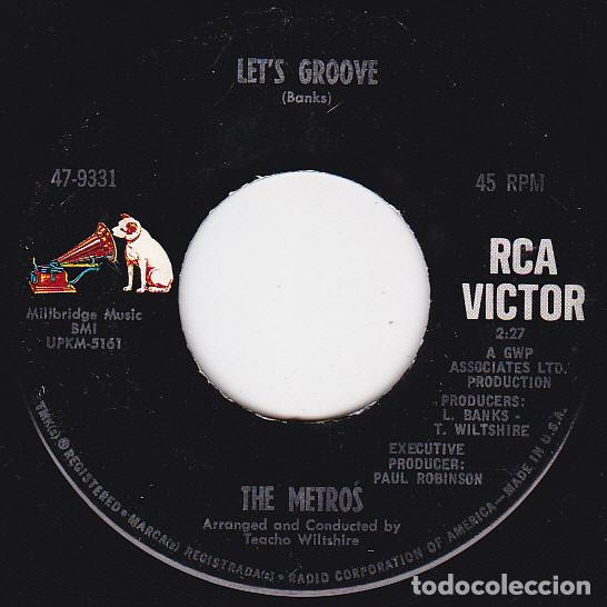 Discos de vinilo: The Metros &ndash; Let's Groove / The Replacer (Vinyl, RCA Victor 47-9331)
