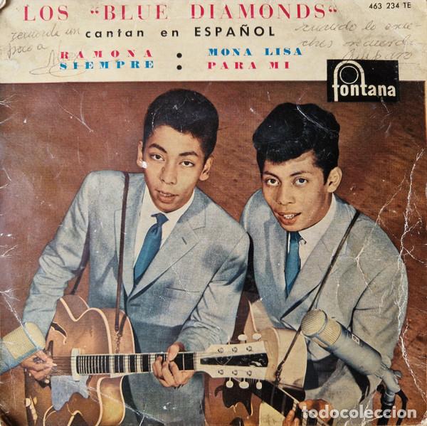 Discos de vinilo: Los &rdquo;Blue Diamonds&rdquo; &ndash; Los &rdquo;Blue Diamonds&rdquo; Cantan En Espa&ntilde;ol (Vinyl, Fontana 463 234 TE)