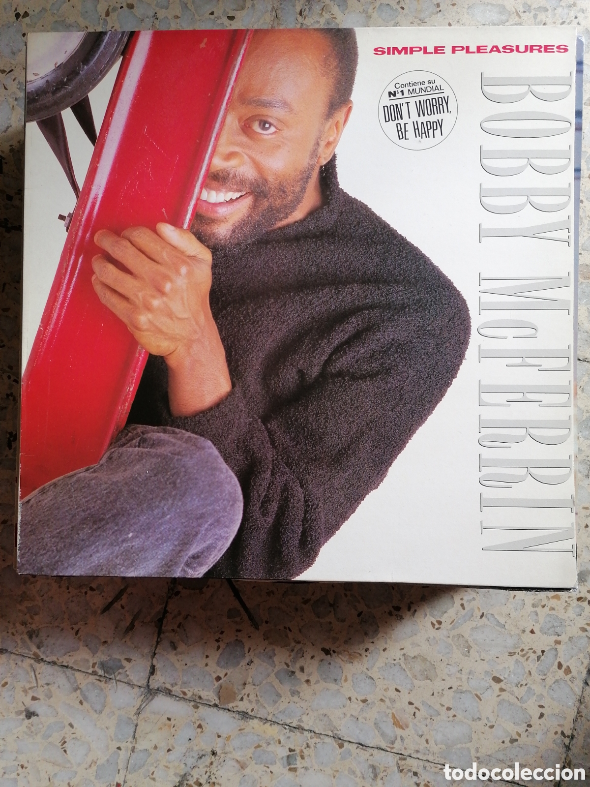 Discos de vinilo: LP BOBBY MCFERRIN SIMPLE PLEASURES 1988 ESPA&Ntilde;A EX