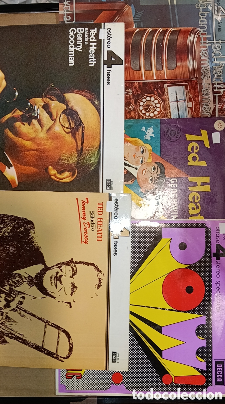 Discos de vinilo: LOTE 5 DISCOS TED HEATH