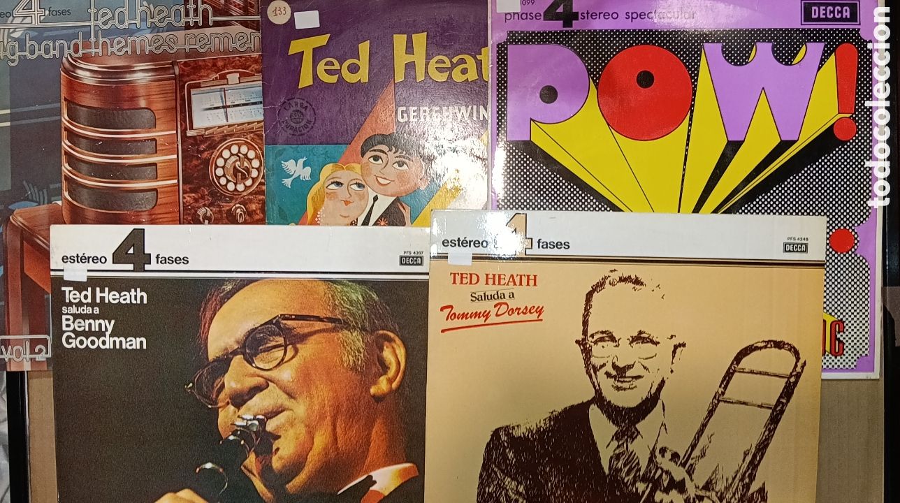 Discos de vinilo: LOTE 5 DISCOS TED HEATH - Foto 1