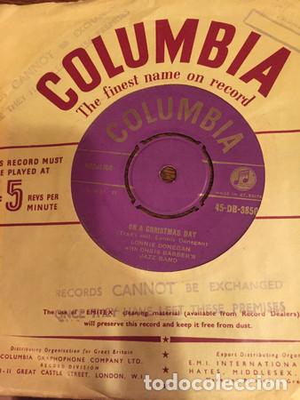 Discos de vinilo: Lonnie Donegan With Chris Barber's Jazz Band &ndash; On A Christmas Day (Vinyl, Columbia 45-DB-3850)