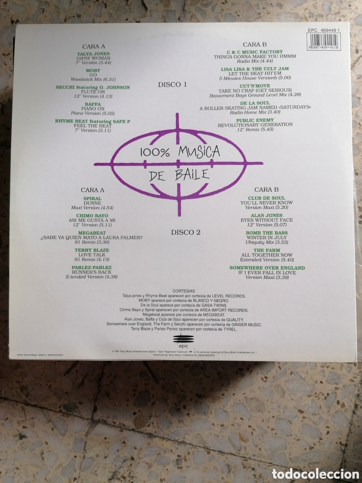 Discos de vinilo: 2 LP OH DISCO 1991 ESPA&Ntilde;A EX - Foto 2