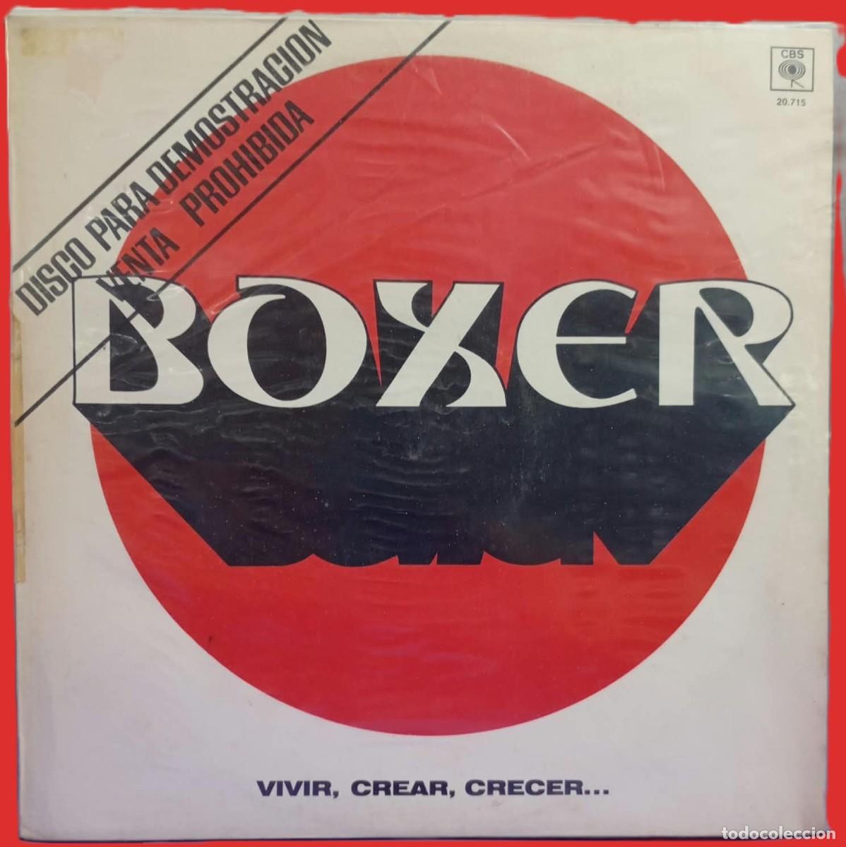 Discos de vinilo: Boxer&ndash; Vivir, Crear, Crecer... PROMO