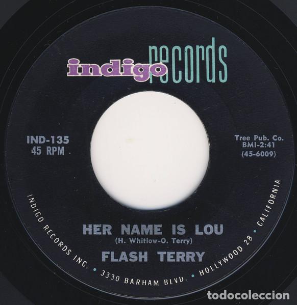 Discos de vinilo: Flash Terry &ndash; Her Name Is Lou / Cool It (Vinyl, Indigo Records IND-135)