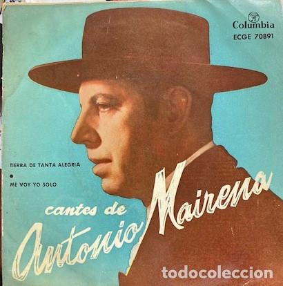 Discos de vinilo: Antonio Mairena &ndash; Cantes De Antonio Mairena - Tierra De Tanta Alegr&iacute;a / Me Voy Yo Solo (Vinyl,...