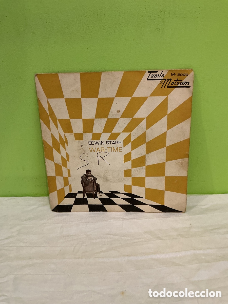 Discos de vinil: EDWIN STARR &ndash; WAR / TIME &ndash; SINGLE VINILO 1970 &ndash; TAMLA MOTOWN &ndash; SOUL FUNK