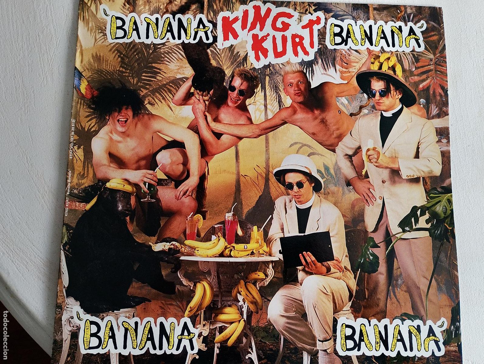 Discos de vinilo: King Kurt &ndash; Banana Banana, ed espa&ntilde;ola, 1984 Rock Psychobilly