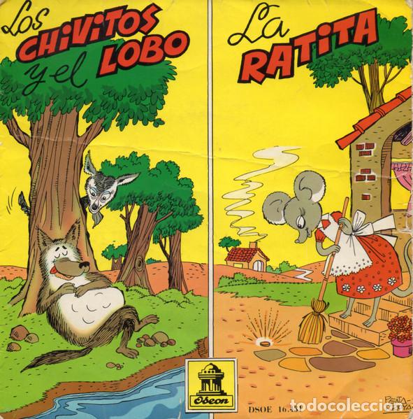 Discos de vinilo: Various &ndash; Los Chivitos Y El Lobo / La Ratita (Vinyl, Odeon DSOE 16.431)