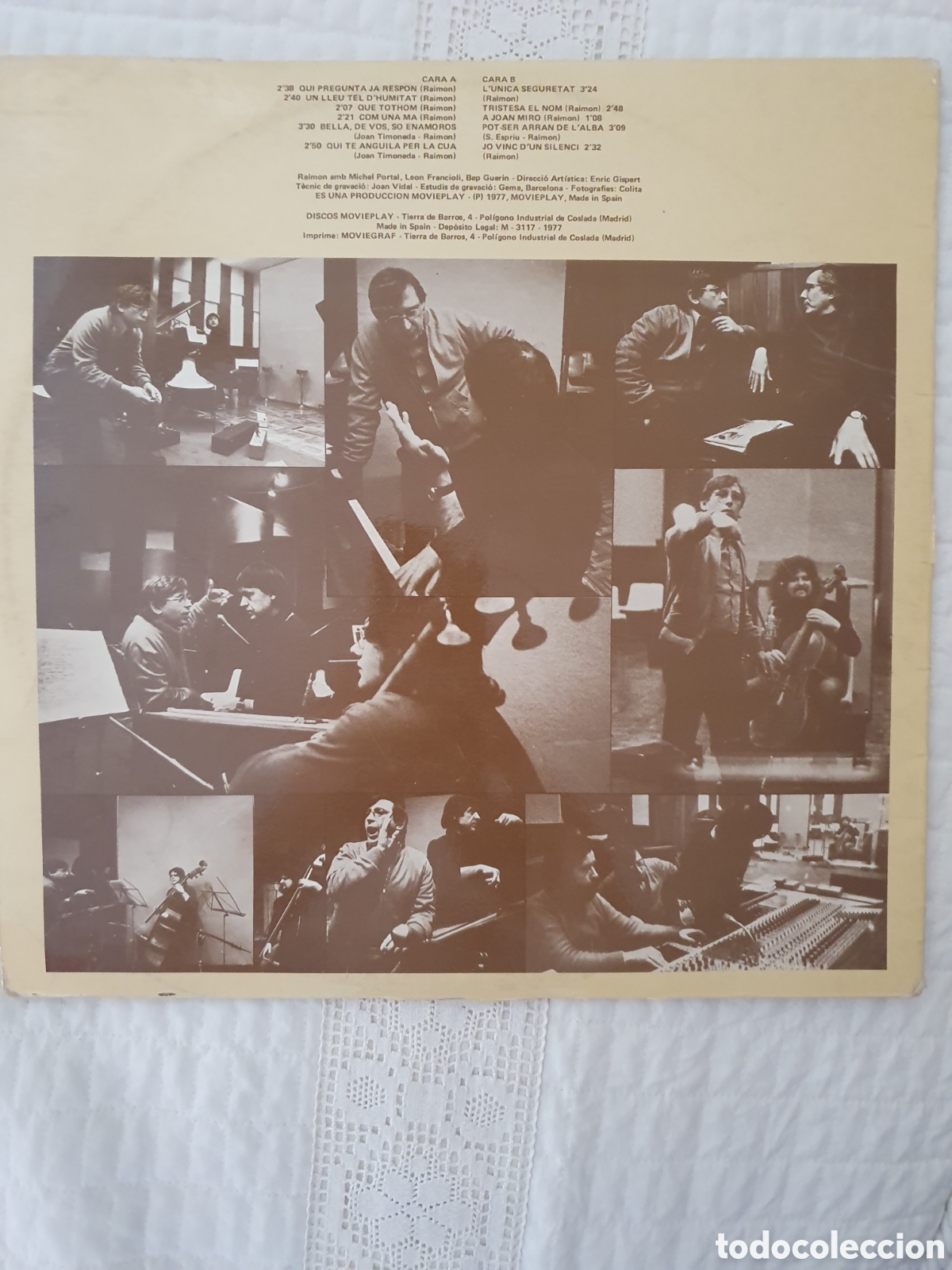 Discos de vinilo: RAIMON LP Lliurament del cant - Foto 3