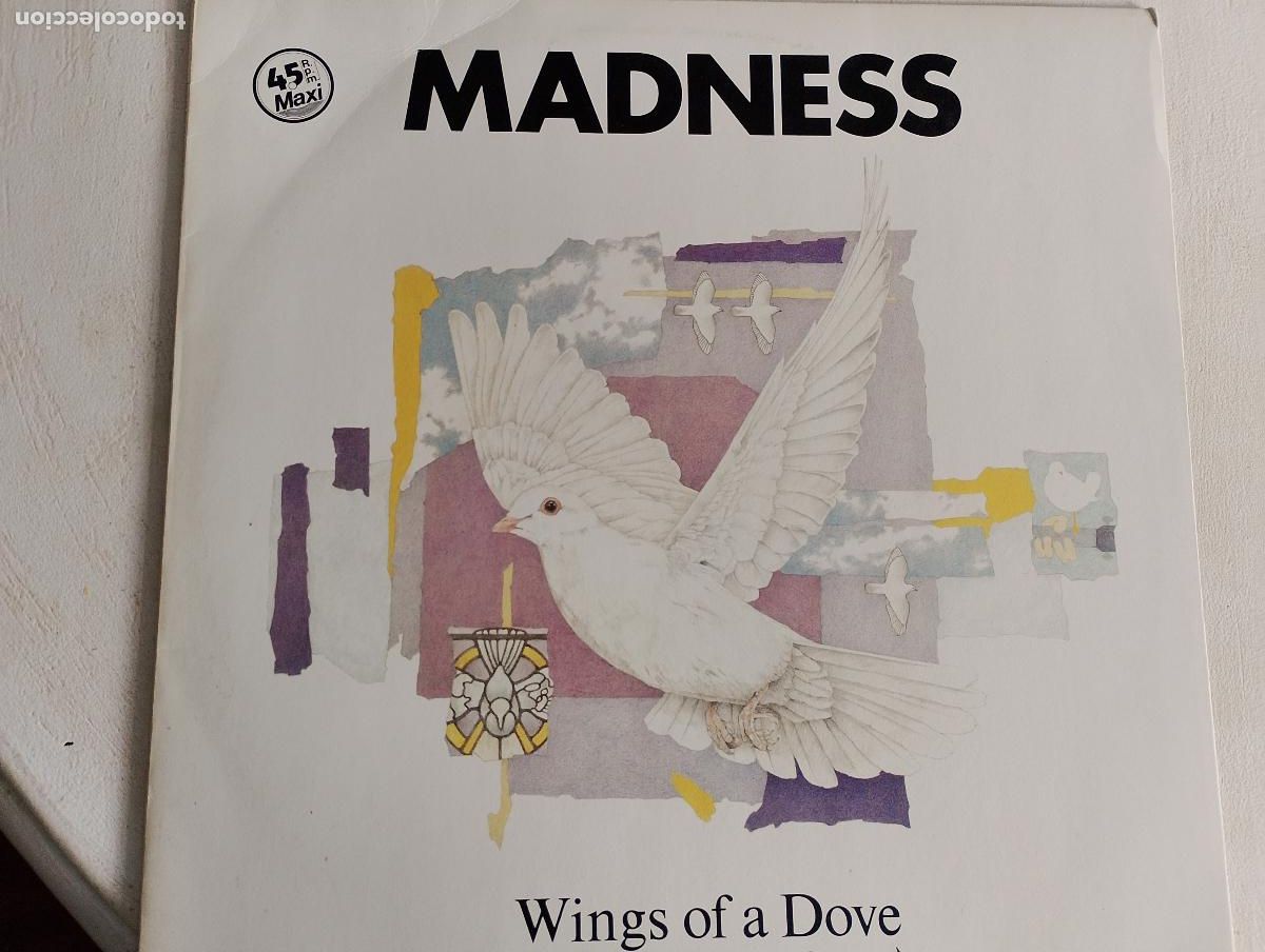 Discos de vinilo: Madness &ndash; Wings Of A Dove = Alas De Una Paloma,ed espa&ntilde;ola,1983 Electronic, Rock