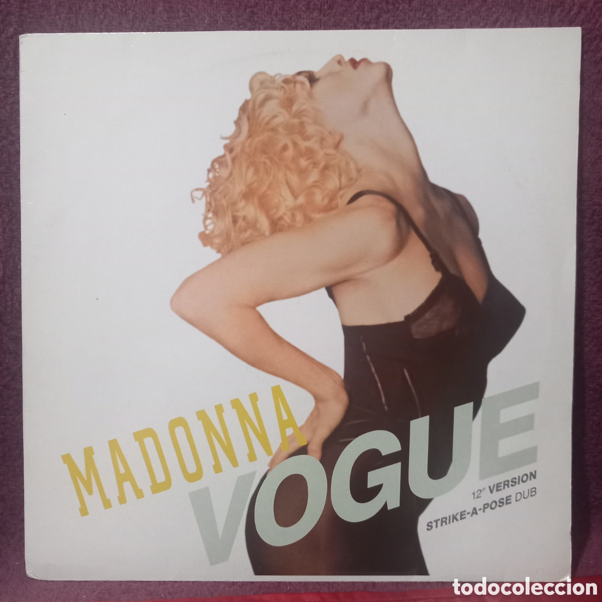 Dischi in vinile: MAXI MADONNA VOGUE (1990 GERMANY)POCAS SE&Ntilde;ALES