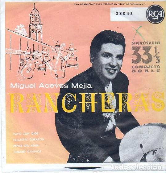 Discos de vinilo: Miguel Aceves Mejia &ndash; Rancheras (Vinyl, RCA 33048)