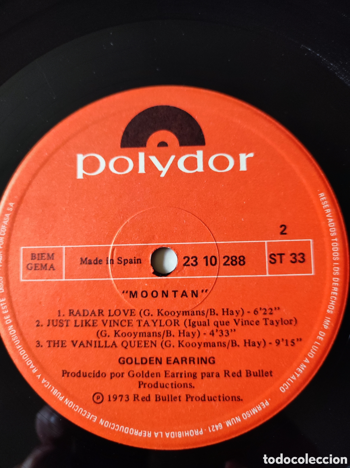 Discos de vinilo: GOLDEN EARRING - MOONTAN - Foto 6