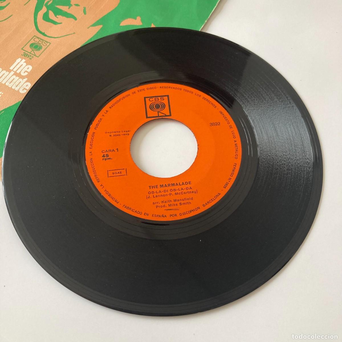 Discos de vinilo: VINILO SINGLE EP THE MARMALADE, OBLADI OBLADDA, CHAINS, CBS 3892 - Foto 2