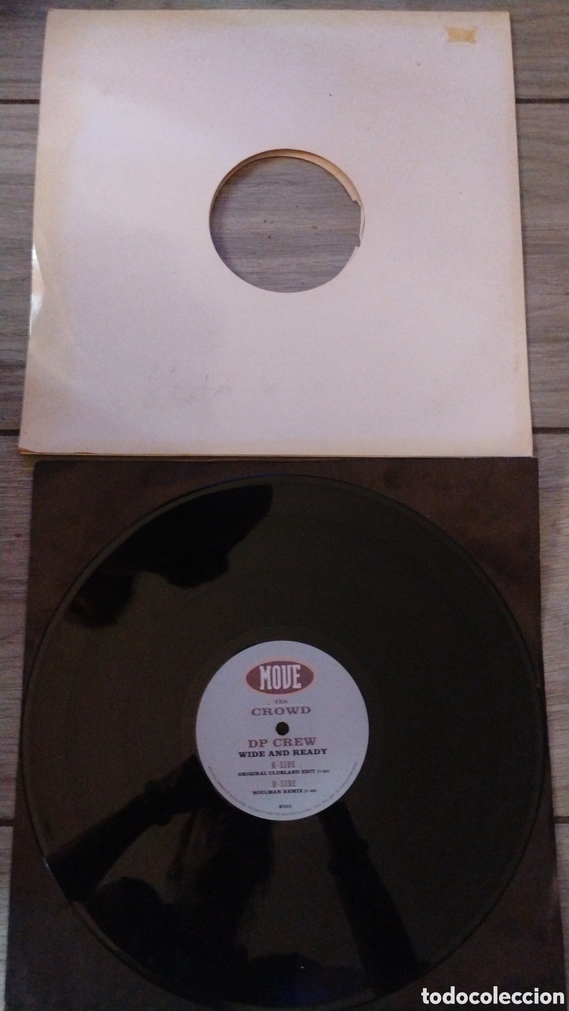 Discos de vinilo: DP CREW-WIDE & READY-MAXI-MOVE THE CROWD/NETHERLANDS-IB - Foto 4