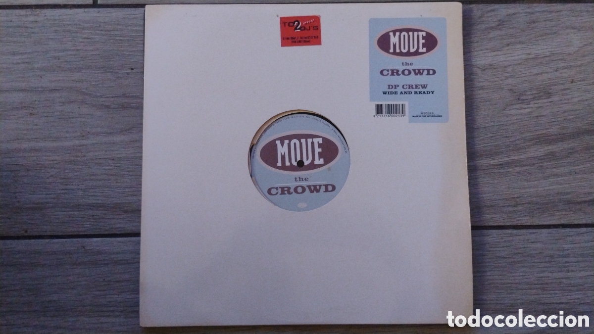 Discos de vinilo: DP CREW-WIDE & READY-MAXI-MOVE THE CROWD/NETHERLANDS-IB - Foto 1