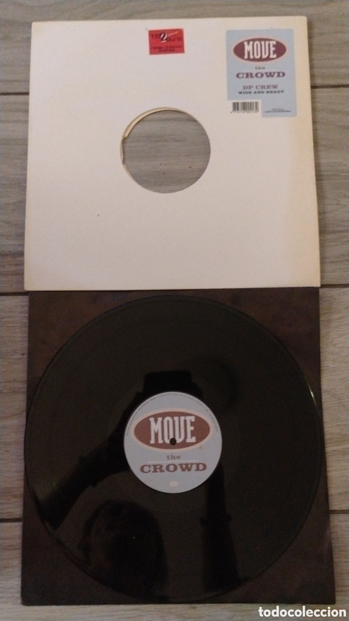 Discos de vinilo: DP CREW-WIDE & READY-MAXI-MOVE THE CROWD/NETHERLANDS-IB - Foto 3