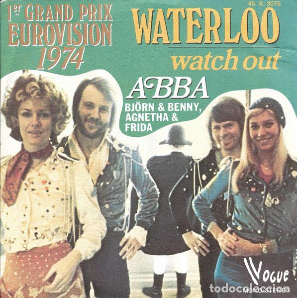Discos de vinilo: ABBA, Bj&ouml;rn & Benny, Agnetha & Frida &ndash; Waterloo (Vinyl, Vogue 45. X. 3075)