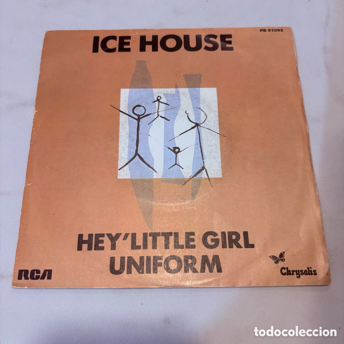 Discos de vinilo: single 7'' Ice House Hey'Little Girl / Uniform edicion francesa de 1983