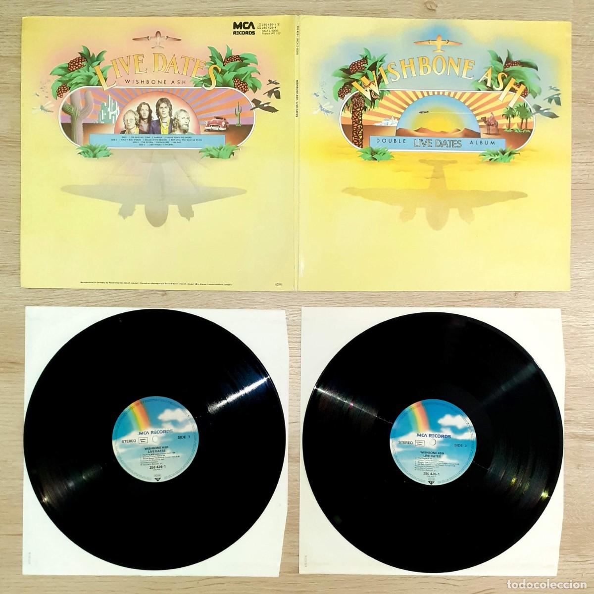 Discos de vinilo: Disco de vinilo de WISHBONE ASH &rdquo;LIVE DATES&rdquo; de 1973