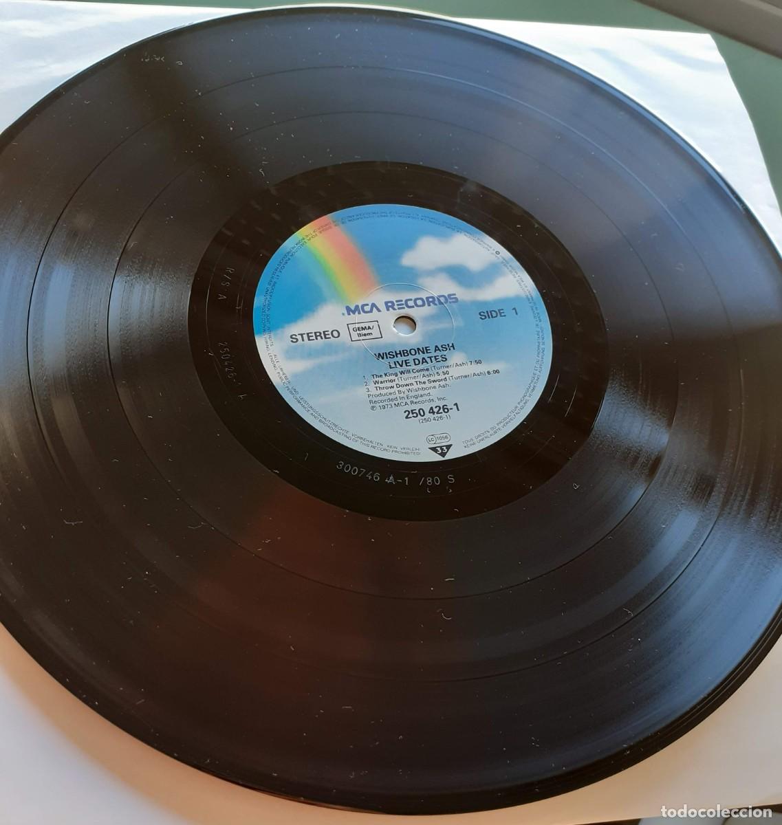 Discos de vinilo: Disco de vinilo de WISHBONE ASH &rdquo;LIVE DATES&rdquo; de 1973 - Foto 8