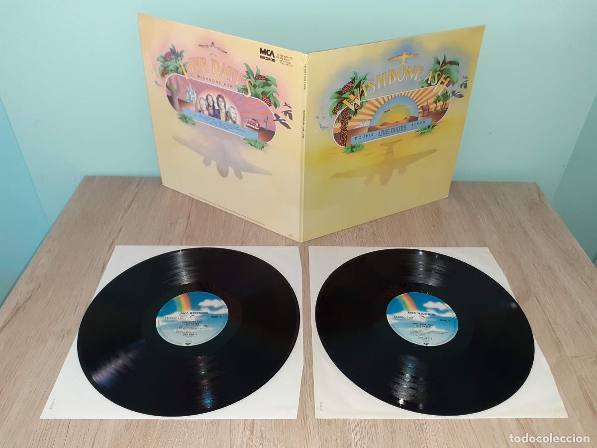 Discos de vinilo: Disco de vinilo de WISHBONE ASH &rdquo;LIVE DATES&rdquo; de 1973 - Foto 11