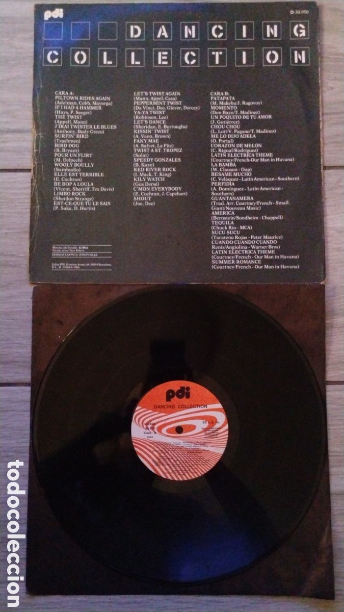 Discos de vinilo: DANCING COLLECTION REMIX NON STOP-VARIOUS-LP-PDI/SPAIN-IB - Foto 4