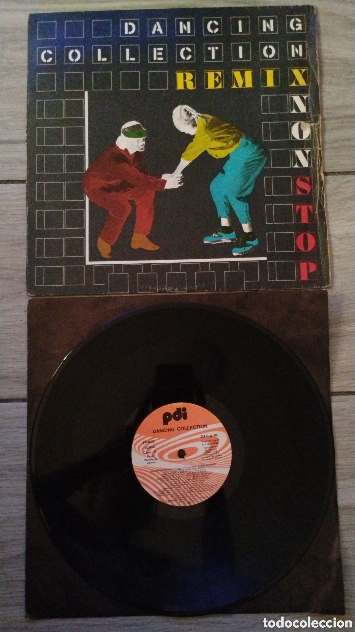 Discos de vinilo: DANCING COLLECTION REMIX NON STOP-VARIOUS-LP-PDI/SPAIN-IB - Foto 2
