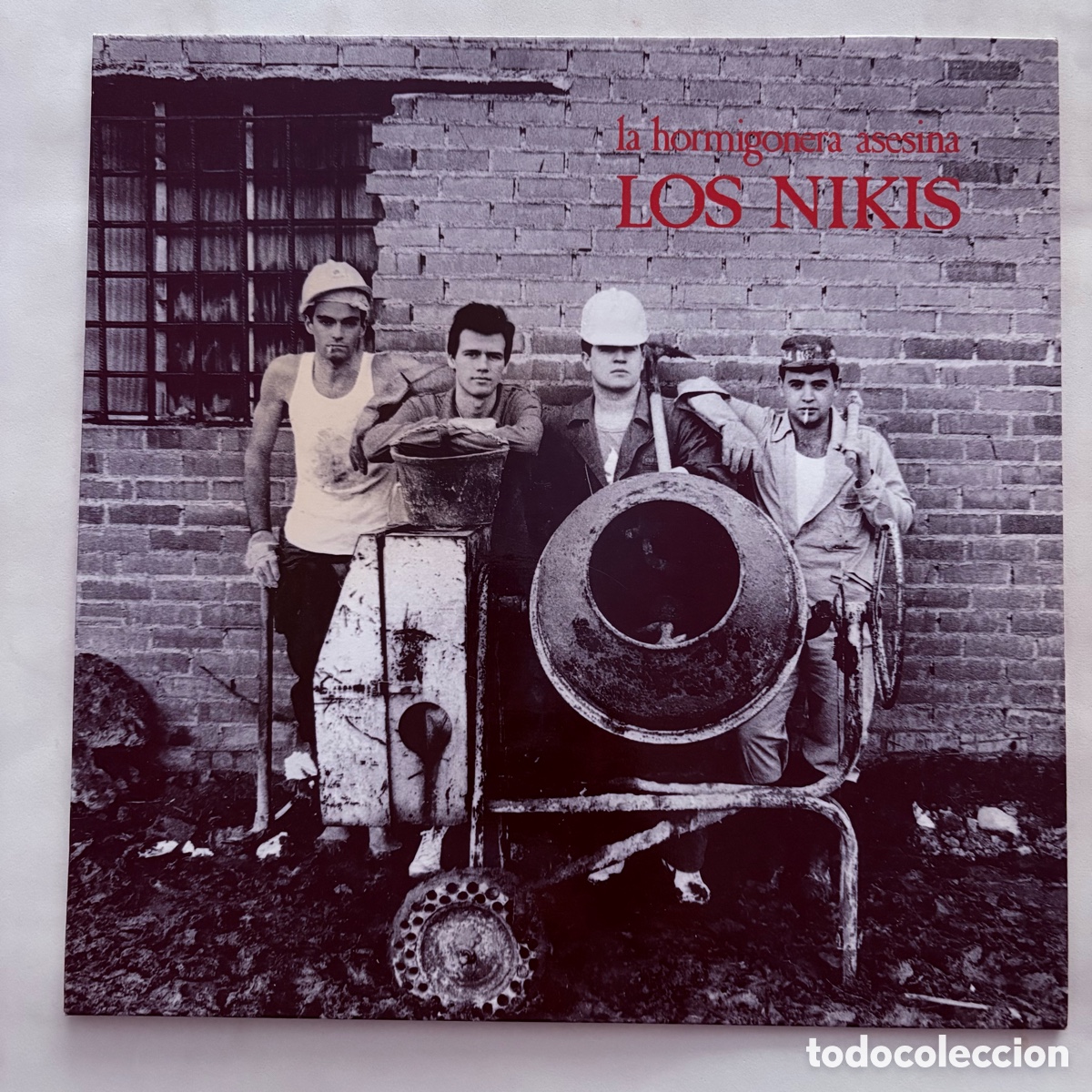 Discos de vinilo: lp Los Nikis &ndash; La Hormigonera Asesina edicion espa&ntilde;ola de 1989