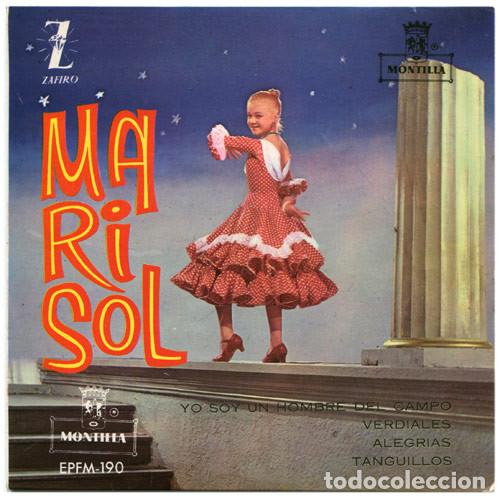 Discos de vinilo: Marisol &ndash; Alegrias / Tanguillos / Yo Soy Un Hombre Del Campo / Verdiales (Vinyl, Zafiro EPFM-190)