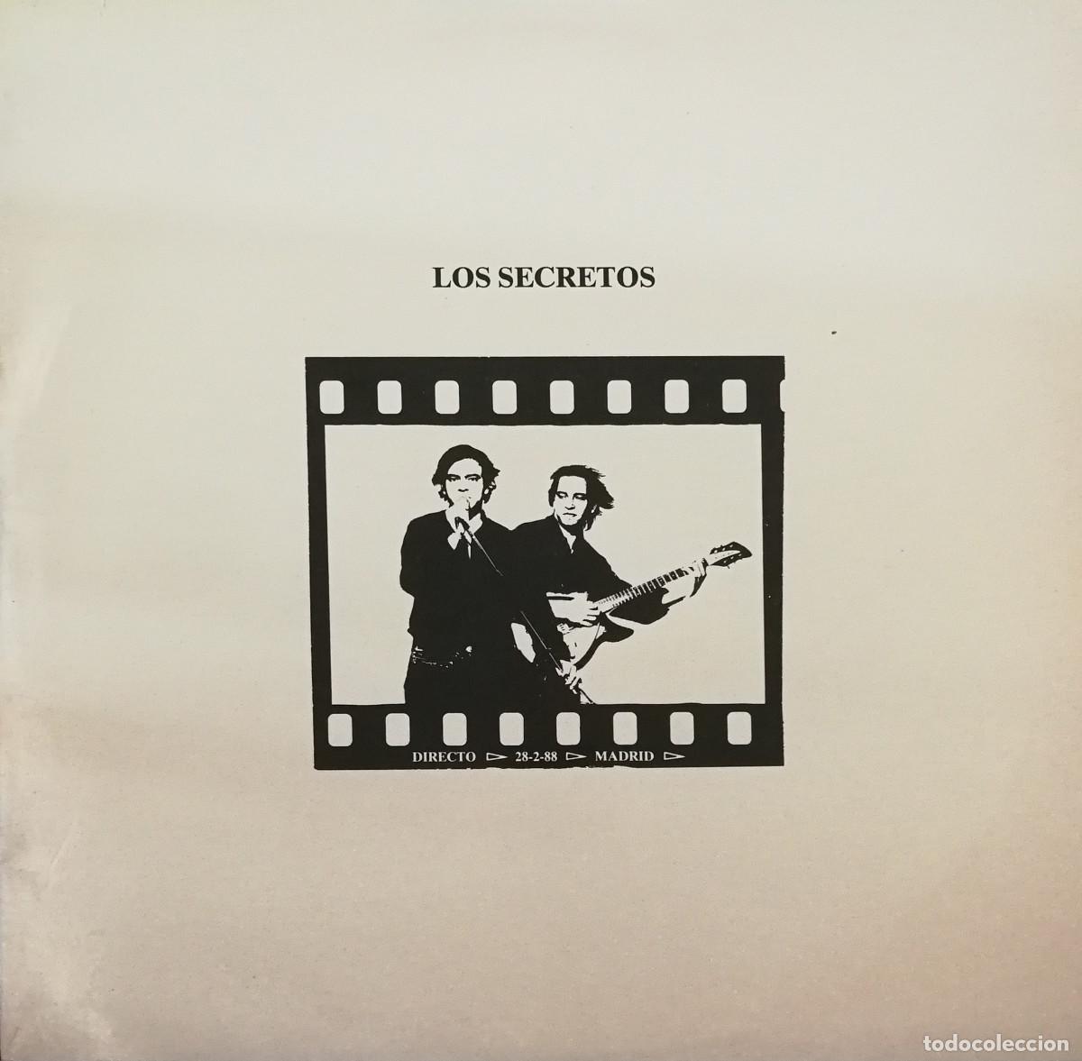 Discos de vinilo: disco vinilo lp - los secretos directo disco doble - Foto 1