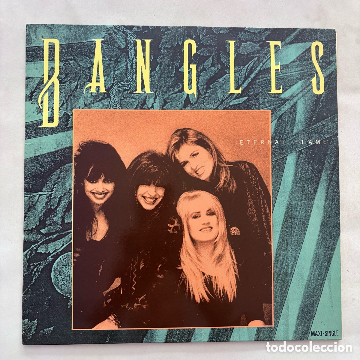Discos de vinilo: maxi 12'' Bangles &lrm;&ndash; Eternal Flame edicion espa&ntilde;ola de 1989