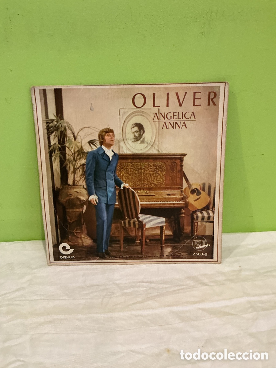 Discos de vinilo: Oliver &ndash; Angelica / Anna &ndash; Single Exit Records, 1970 - Foto 3