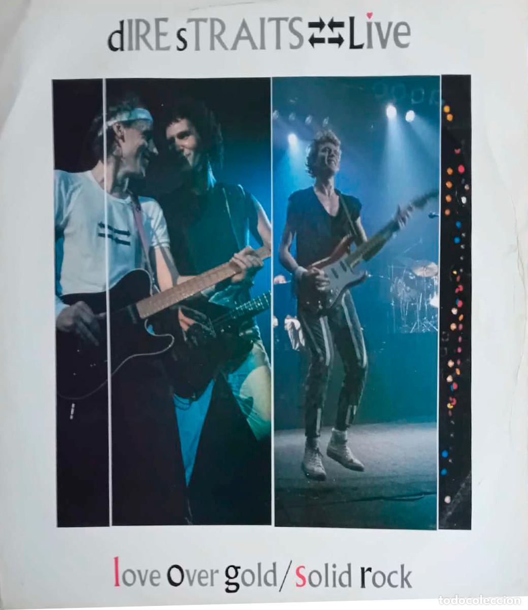 Discos de vinil: disco vinilo lp . Love Over Gold / Solid Rock Live 12&rdquo; Single, Live Album, Importaci&oacute;n Dire Straits
