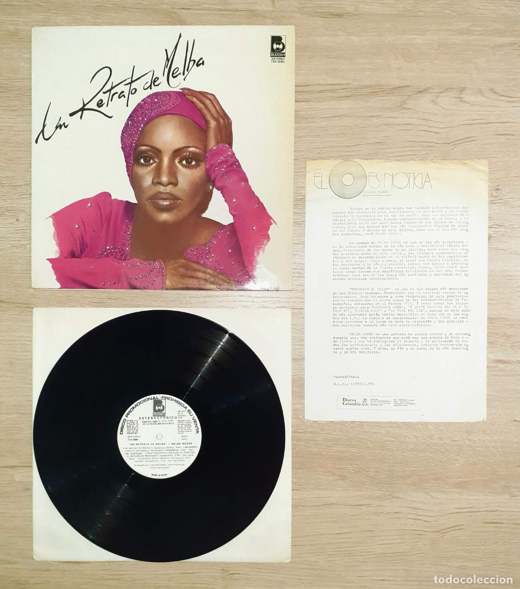 Discos de vinilo: Disco vinilo MELBA MOORE Un retrato de Melba + Hoja promocional 1978