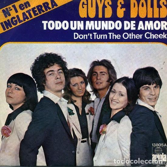Discos de vinilo: Guys 'n Dolls &ndash; There's A Whole Lot Of Loving (Vinyl, Ariola 13.805-A)