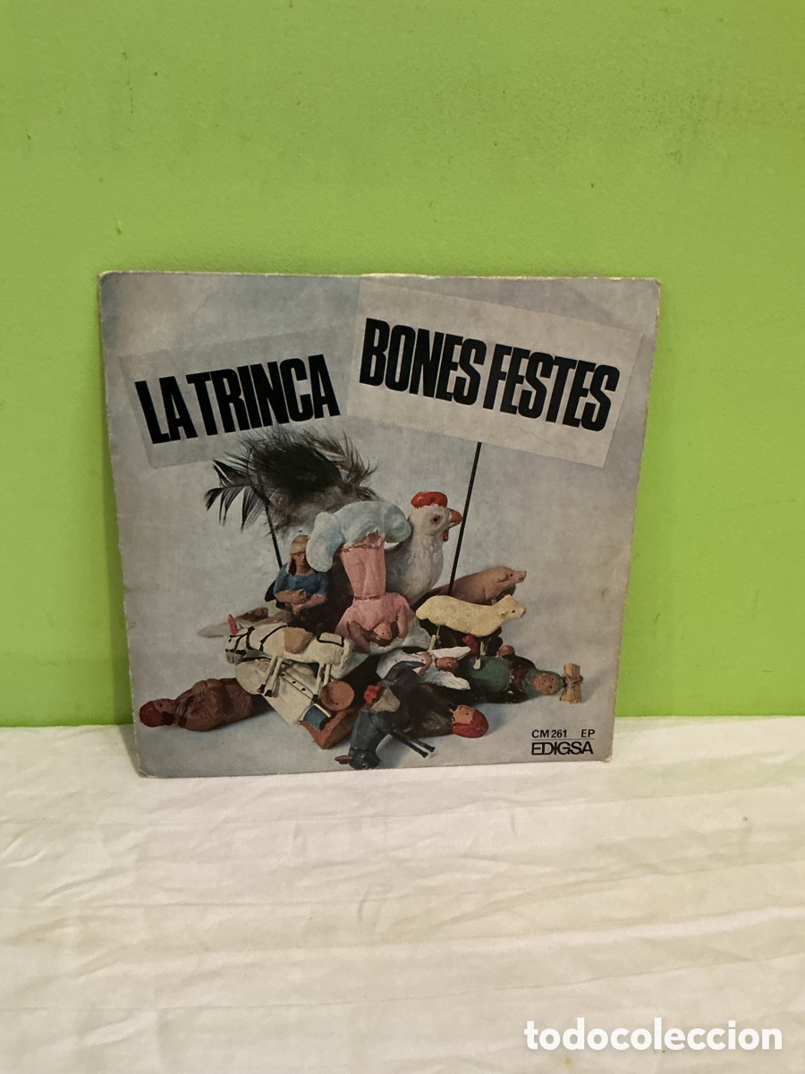Vinyl records: La Trinca &ndash; Bones Festes &ndash; EP Edigsa, 1970 &ndash; Villancicos en catal&aacute;n