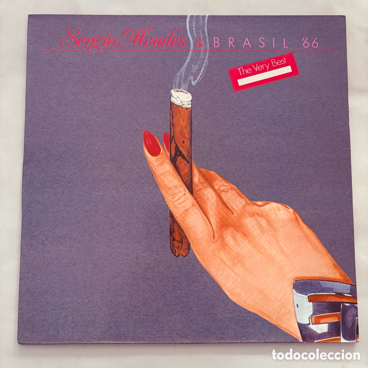 Discos de vinilo: lp S&eacute;rgio Mendes & Brasil '66 &lrm;&ndash; The Very Best edicion espa&ntilde;ola de 1986