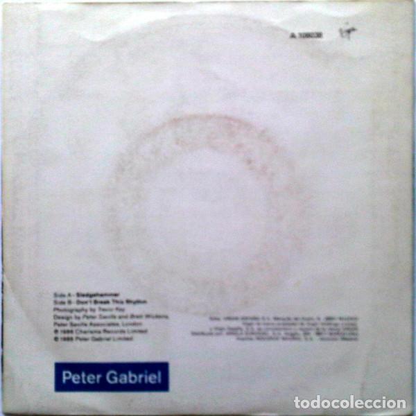 Discos de vinilo: Peter Gabriel &ndash; Sledgehammer (Vinyl, Charisma A-108.038) - Foto 2