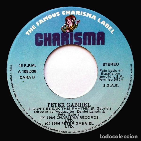 Discos de vinilo: Peter Gabriel &ndash; Sledgehammer (Vinyl, Charisma A-108.038) - Foto 4