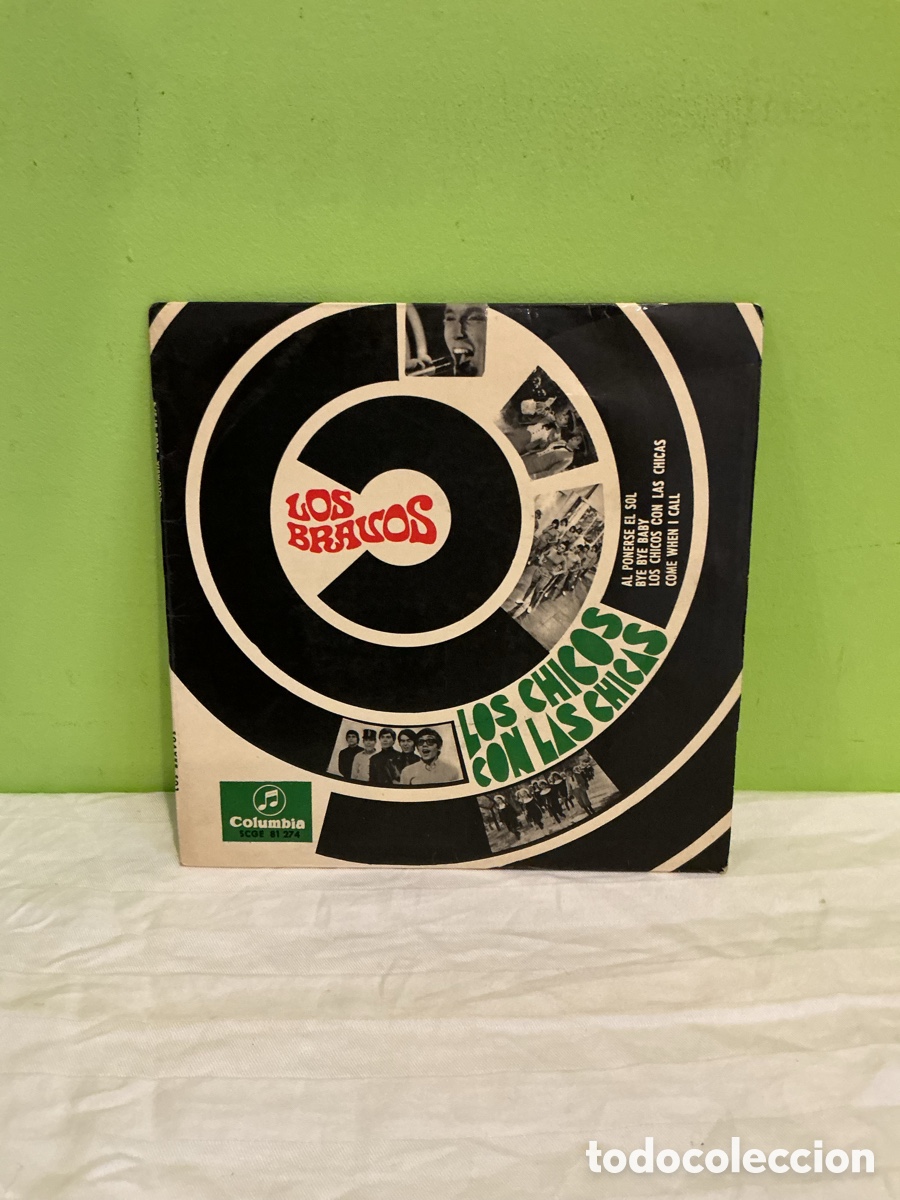 Vinyl records: Los Bravos &ndash; Los chicos con las chicas &ndash; EP Columbia, 1967