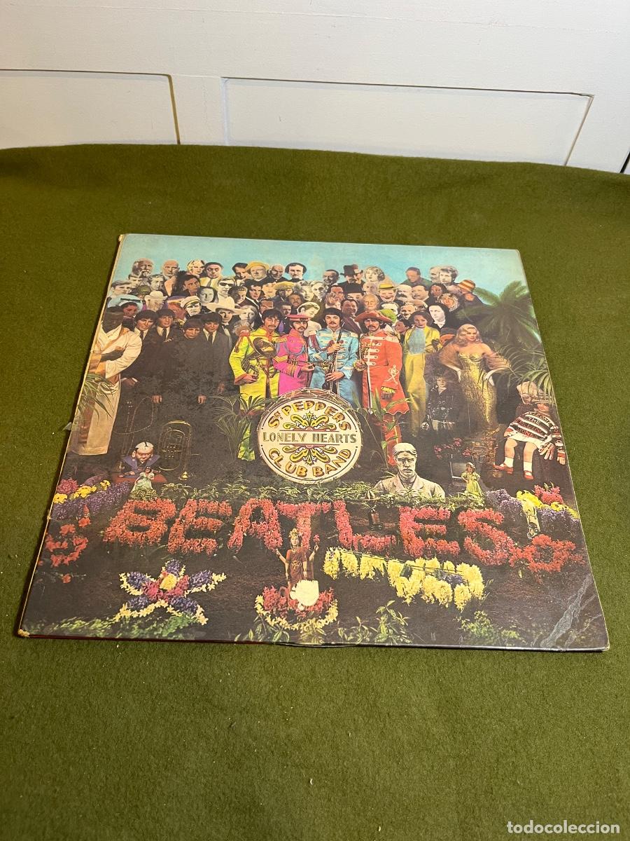 Discos de vinilo: The Beatles Sgt. Pepper's Lonely Hearts Club Band LP Vinilo Odeon EMI PFSL 9000 Edici&oacute;n Espa&ntilde;ola Gat